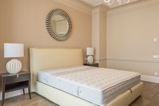 EMF mitigation bedroom checklist - Step 7: Evaluate the bed setup and positioning relative to walls