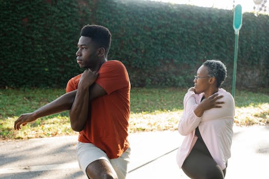 joint-friendly warm-up routine for desk workers neck thoracic hip mobility - Goal: wake up neck, thoracic spine, and hips without irritating joints
